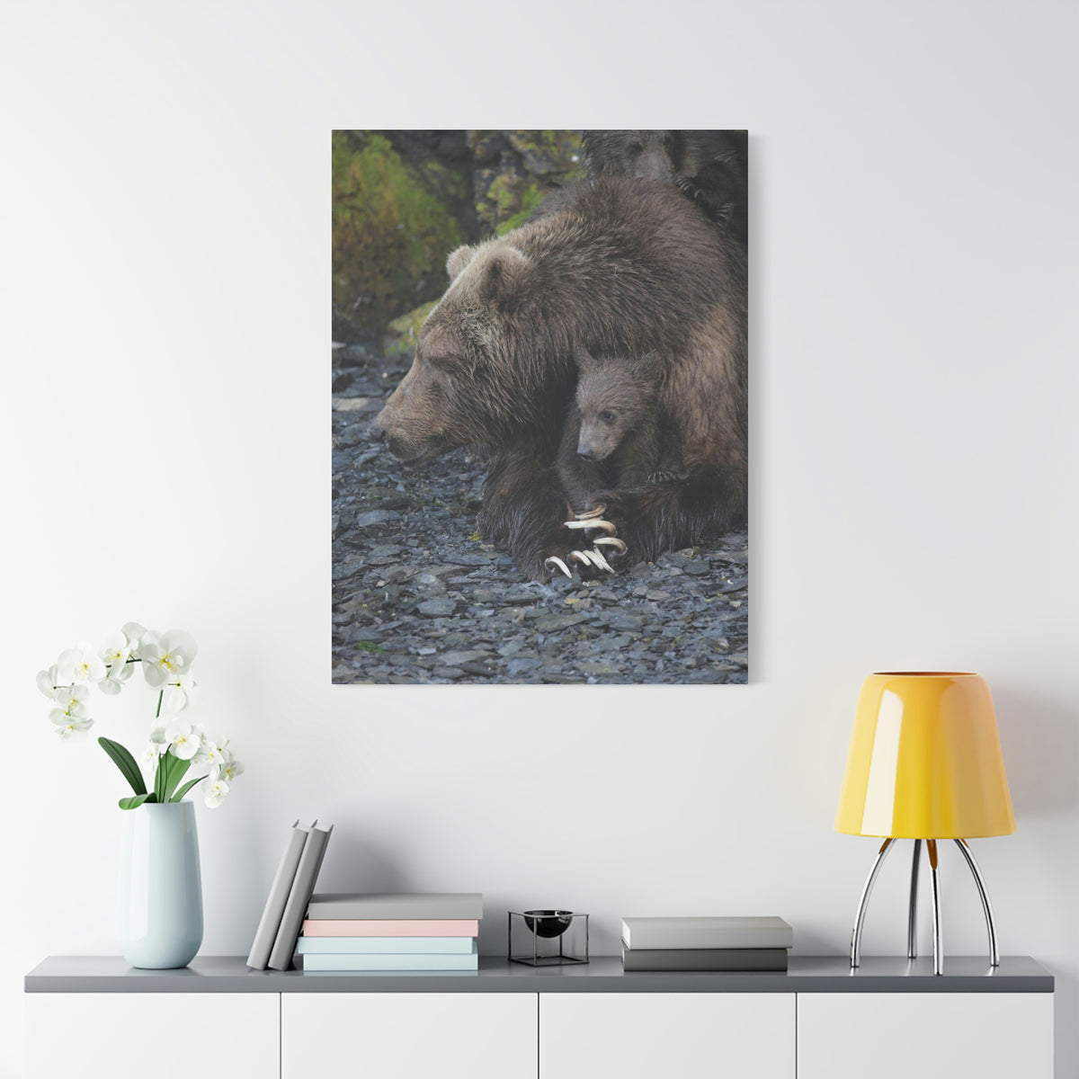 Embracing Sow Classic Canvas