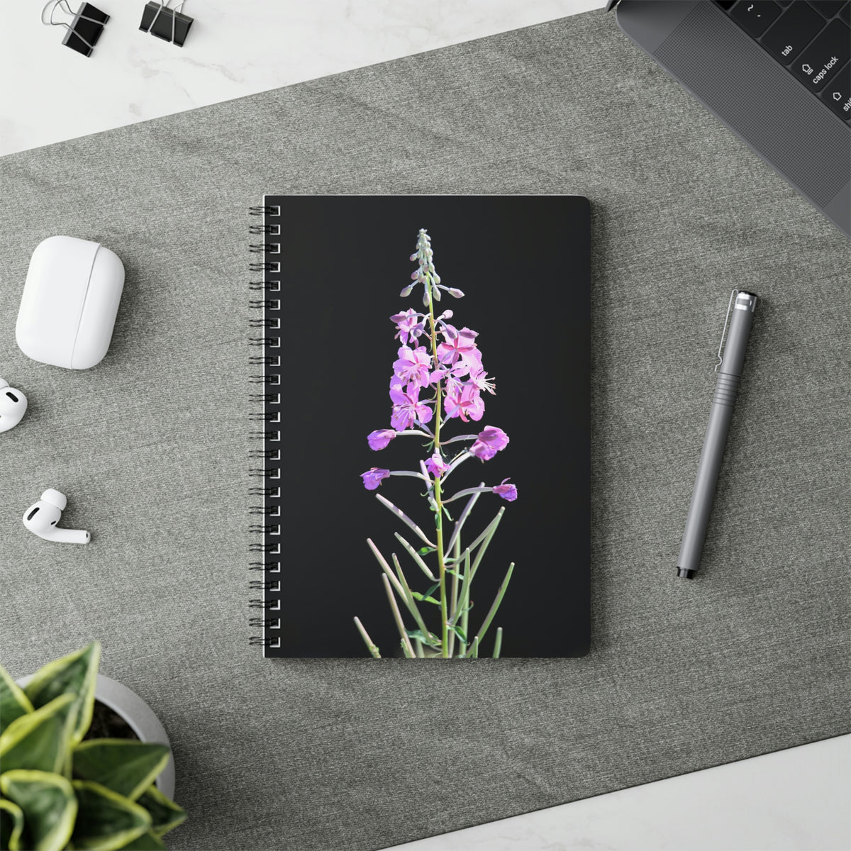 Fireweed Wirebound Softcover Notebook, A5