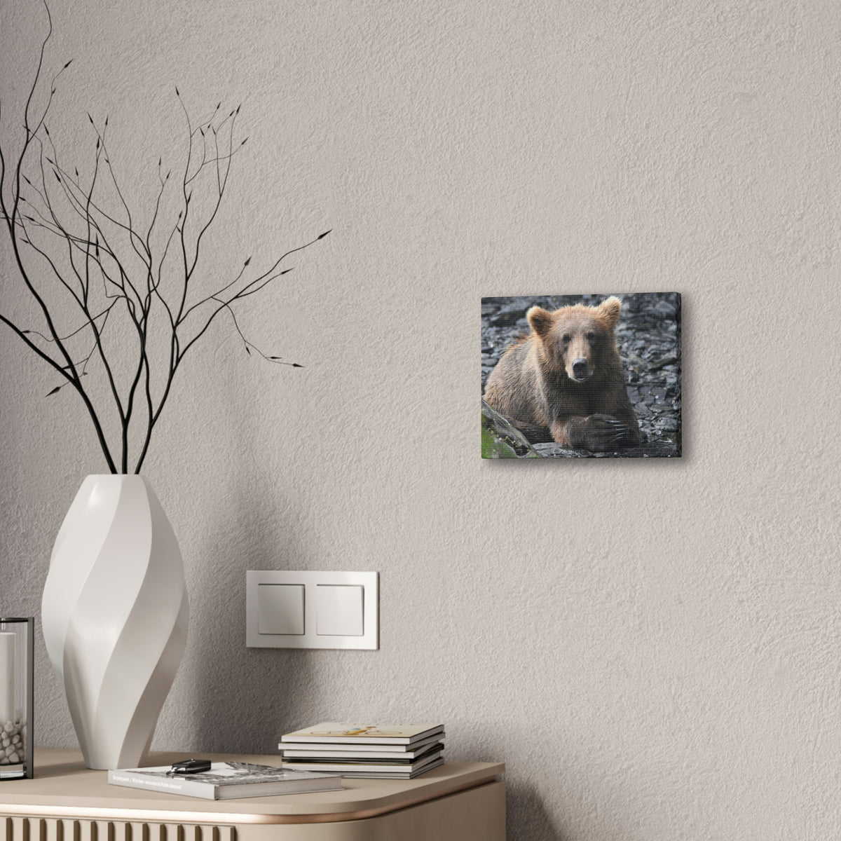 Please Bear Canvas Stretched, 0.75"