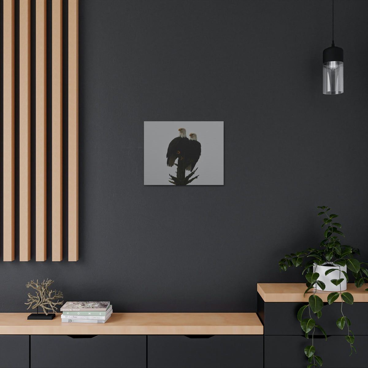 Bald Eagle Pair Canvas Gallery Wraps
