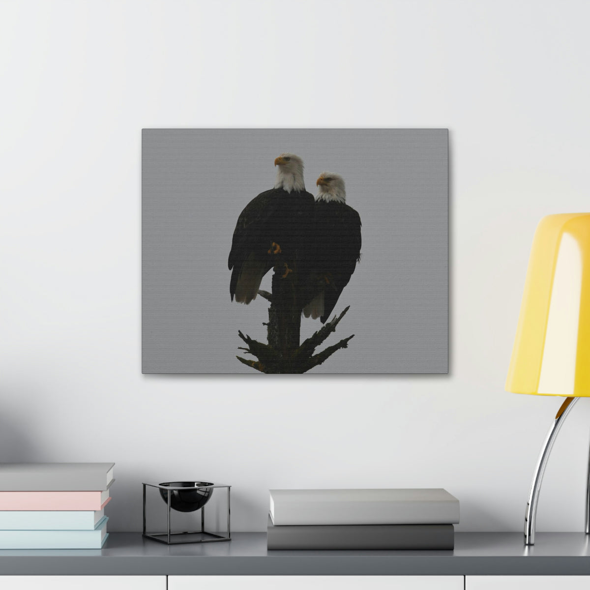 Bald Eagle Pair Canvas Gallery Wraps