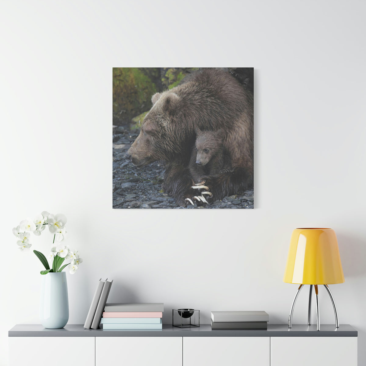 Embracing Sow Classic Canvas
