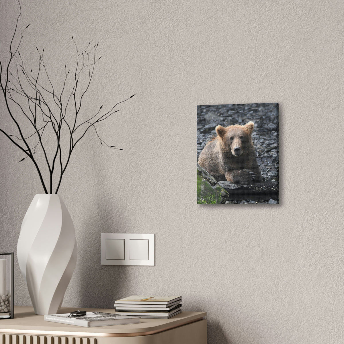 Please Bear Canvas Stretched, 0.75"