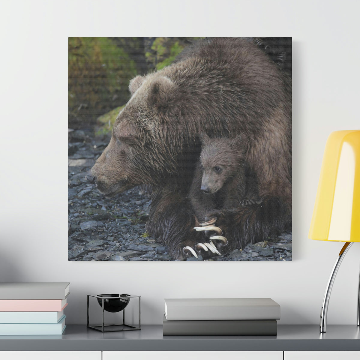 Embracing Sow Classic Canvas