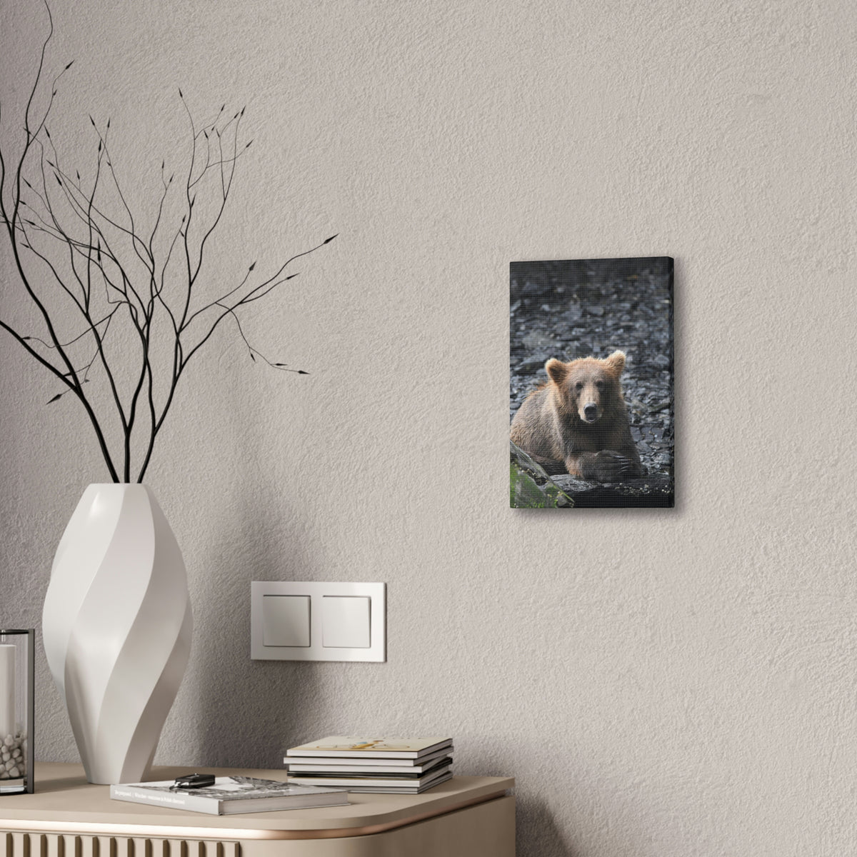 Please Bear Canvas Stretched, 0.75"