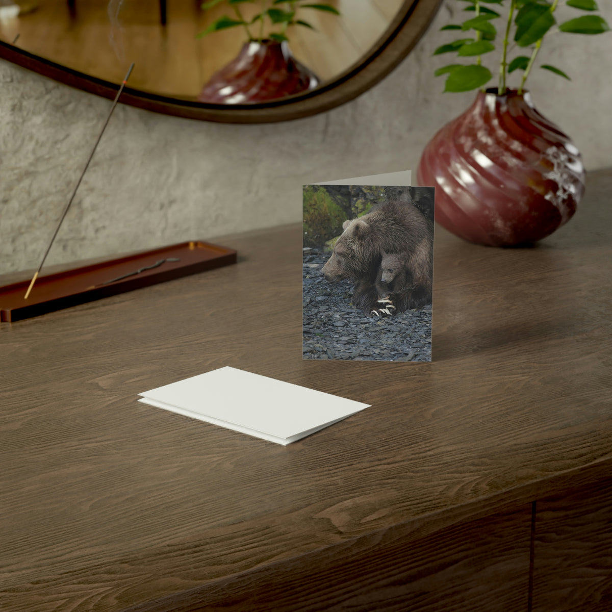 Embracing Sow Greeting Cards (1, 10, 30, and 50pcs)