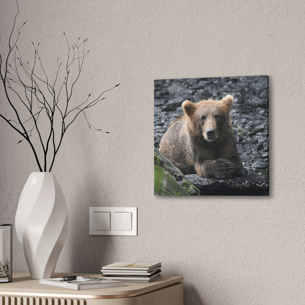 Please Bear Canvas Stretched, 0.75"