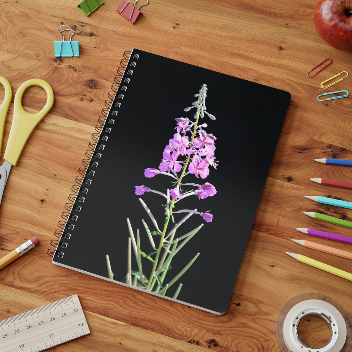 Fireweed Wirebound Softcover Notebook, A5