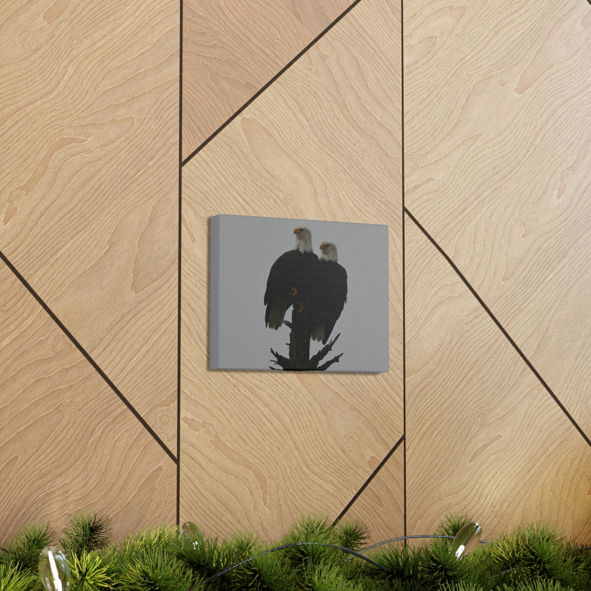Bald Eagle Pair Canvas Gallery Wraps