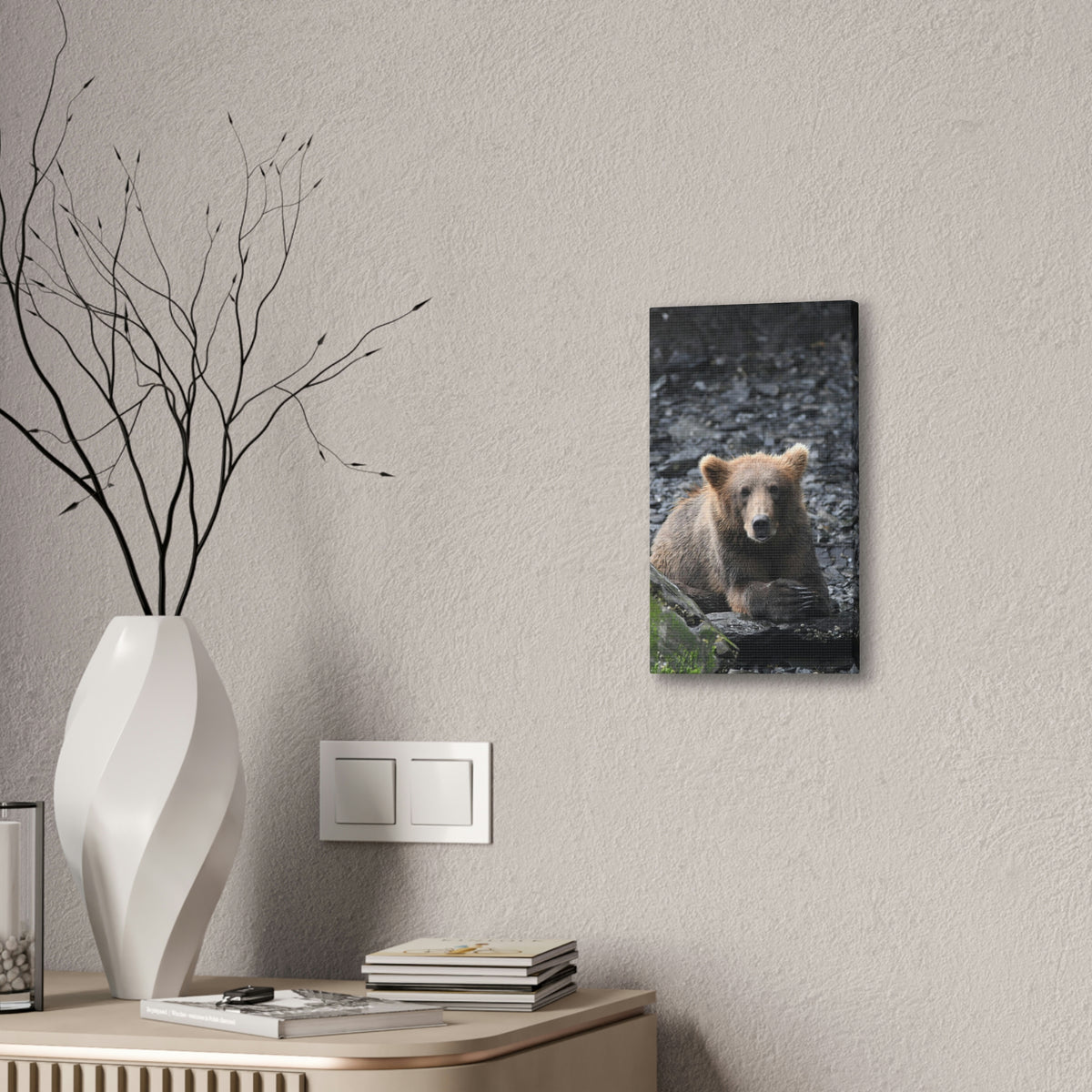 Please Bear Canvas Stretched, 0.75"