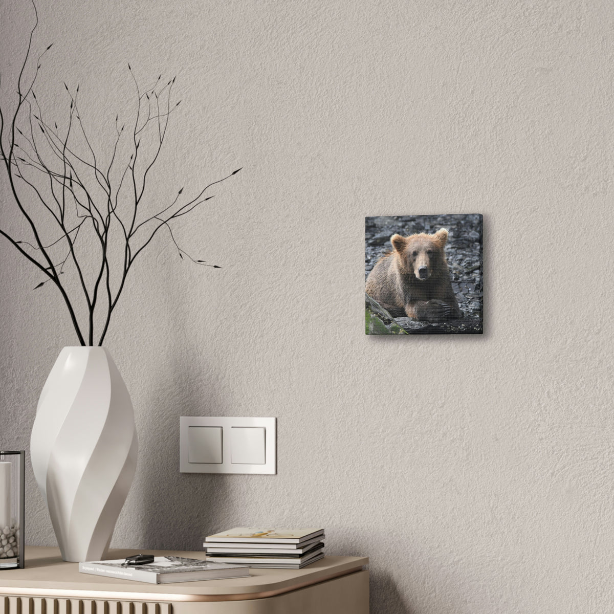 Please Bear Canvas Stretched, 0.75"