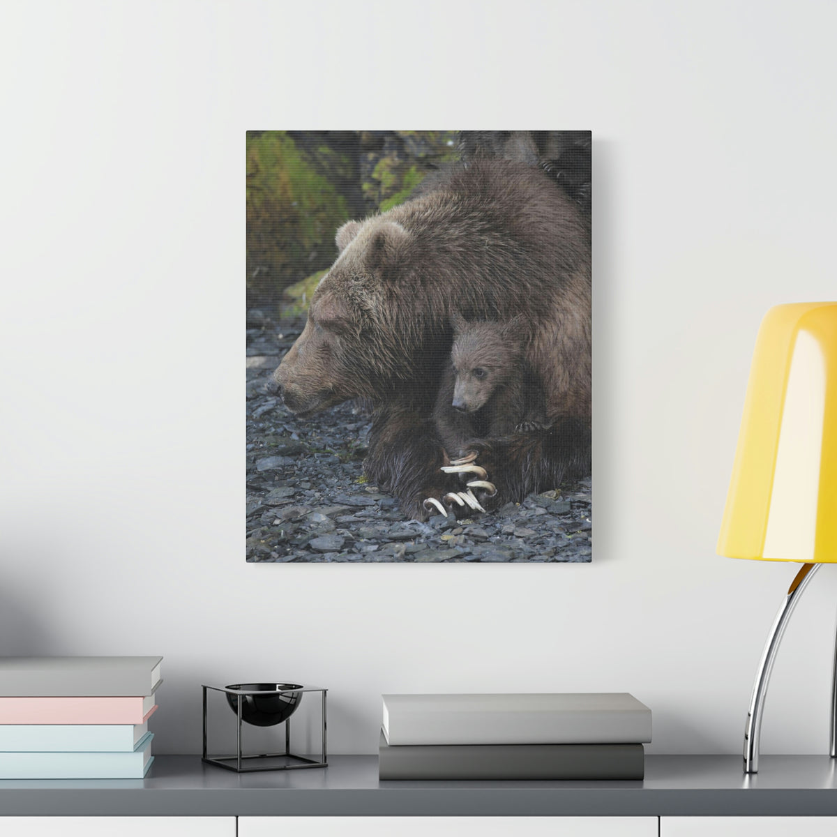 Embracing Sow Classic Canvas