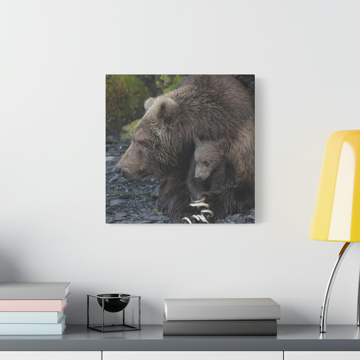 Embracing Sow Classic Canvas